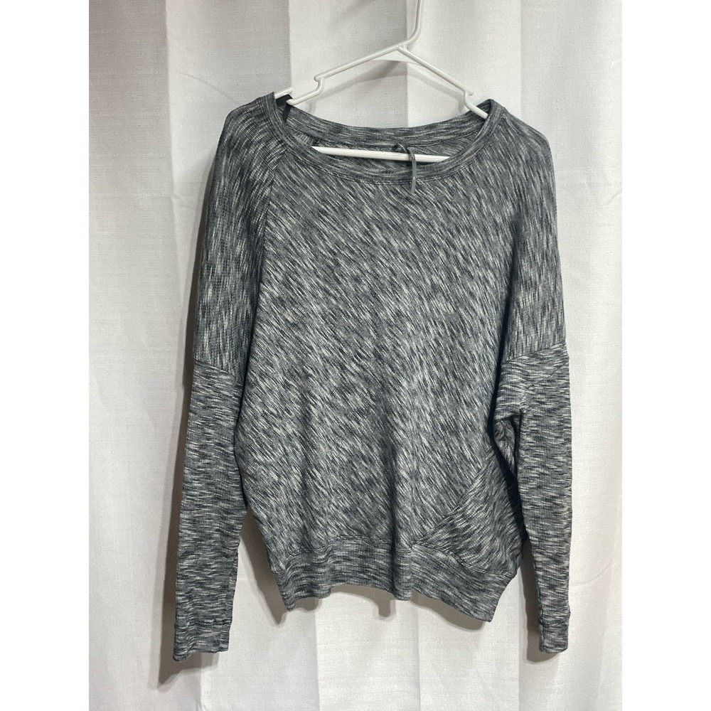 Anthropologie Women's Long Sleeve Shirt Gray Suze XS